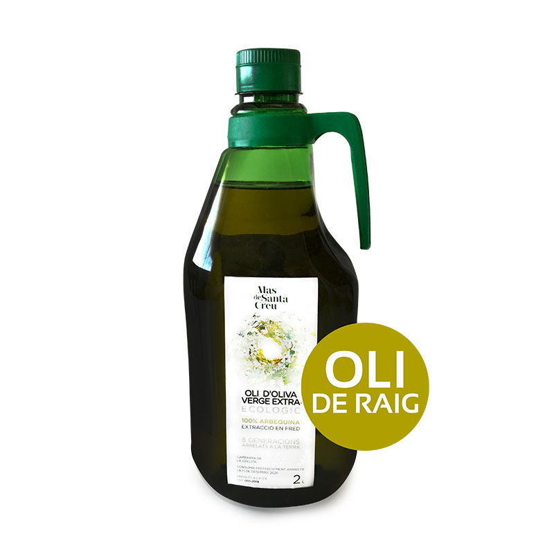 Aceite de oliva virgen extra ecológico de arbequina primera prensada